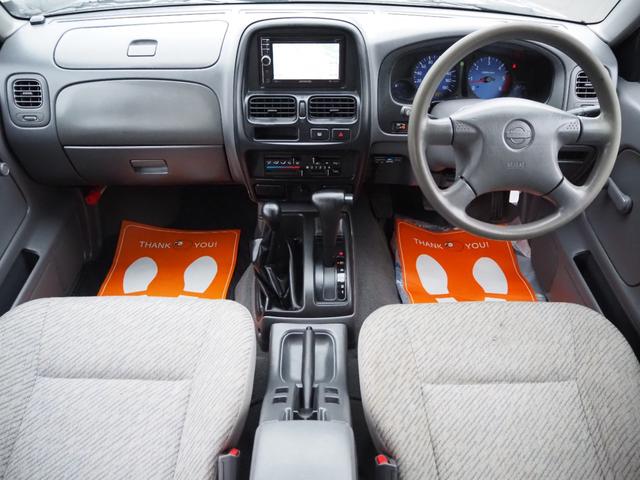 ダットサンピックアップ 　ＡＤダブルキャブ４ＷＤ・修復歴軽度・最終型ディーゼル・下回りサビ少ない・新品ＡＴタイヤ・社外メモリーナビ・フルセグ・ＵＳＢ・ＥＴＣ・エアコン・ロールバー・荷台チッピング塗装（21枚目）