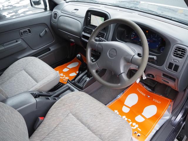 ダットサンピックアップ 　ＡＤダブルキャブ４ＷＤ・修復歴軽度・最終型ディーゼル・下回りサビ少ない・新品ＡＴタイヤ・社外メモリーナビ・フルセグ・ＵＳＢ・ＥＴＣ・エアコン・ロールバー・荷台チッピング塗装（22枚目）