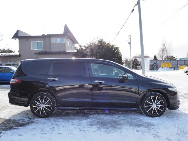 オデッセイ アブソルート　４ＷＤ下回り♪純正ＨＤＤナビ♪Ｂカメラ♪フルセグ♪ＥＴＣ♪ＢＴ♪ＵＳＢ♪クルコン♪パドルシフト♪ＤＶＤ♪ＨＩＤ♪ハーフレザー♪キーレス♪１年保証付（5枚目）