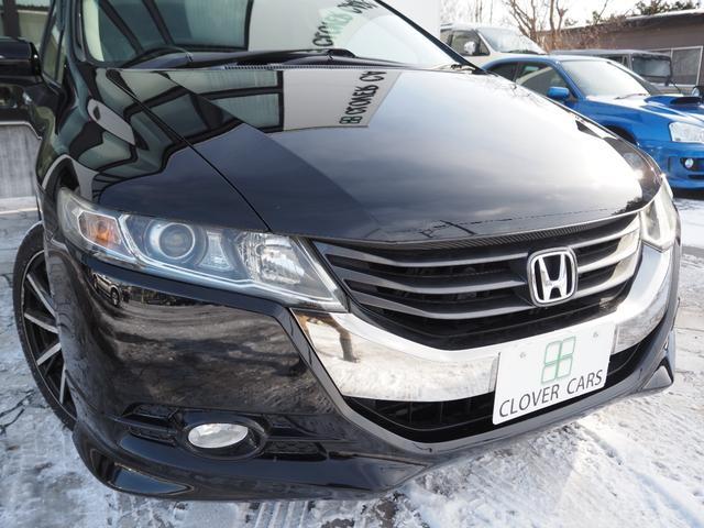 オデッセイ アブソルート　４ＷＤ下回り♪純正ＨＤＤナビ♪Ｂカメラ♪フルセグ♪ＥＴＣ♪ＢＴ♪ＵＳＢ♪クルコン♪パドルシフト♪ＤＶＤ♪ＨＩＤ♪ハーフレザー♪キーレス♪１年保証付（10枚目）