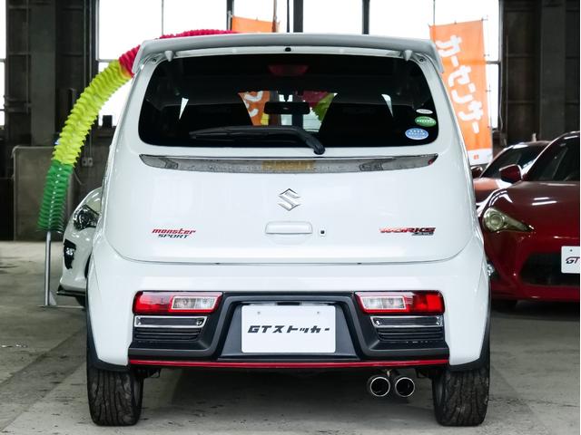 アルトワークス ベースグレード 4WD ターボ モンスターマフラー ETC フロントスポイラー リアスポイラー 純正レカロシート モンスターサスペンション モンスターフルレンジスポーツコンピューター モンスターペダル(41枚目)