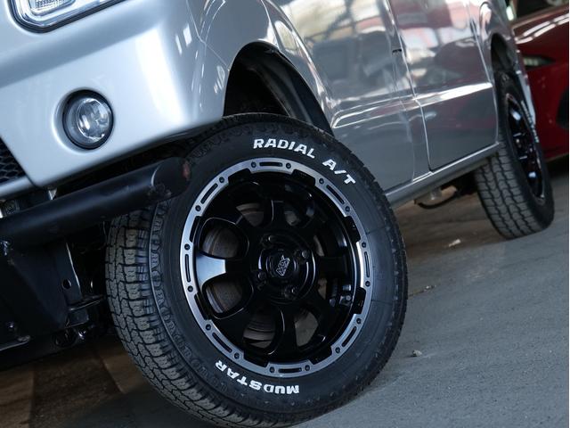 エブリイ ＰＡ　リフトアップ　ストラーダナビ　フルセグ　ＤＶＤ　ＣＤ　Ｂｌｕｅｔｏｏｔｈ　社外１４ＡＷ　マッドタイヤ　社外フロントバンパー　オートライト　レーダーブレーキ　パーキングセンサー　セーフティサポート（18枚目）