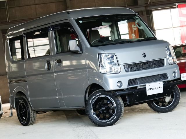 エブリイ ＰＡ　リフトアップ　ストラーダナビ　フルセグ　ＤＶＤ　ＣＤ　Ｂｌｕｅｔｏｏｔｈ　社外１４ＡＷ　マッドタイヤ　社外フロントバンパー　オートライト　レーダーブレーキ　パーキングセンサー　セーフティサポート（20枚目）
