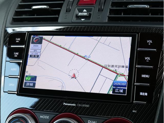 WRX STI STI タイプS 純正BBS18インチアルミ 社外マフラー STIエアロ 純正オプションパナソニックナビ フルセグ CD DVD バックカメラ ETC スマートキー プッシュスタート ハーフレザーシート パワーシート(9枚目)