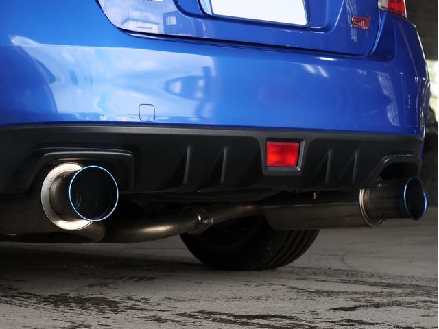 WRX STI STI タイプS 純正BBS18インチアルミ 社外マフラー STIエアロ 純正オプションパナソニックナビ フルセグ CD DVD バックカメラ ETC スマートキー プッシュスタート ハーフレザーシート パワーシート(20枚目)