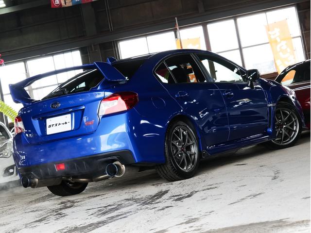 WRX STI STI タイプS 純正BBS18インチアルミ 社外マフラー STIエアロ 純正オプションパナソニックナビ フルセグ CD DVD バックカメラ ETC スマートキー プッシュスタート ハーフレザーシート パワーシート(24枚目)