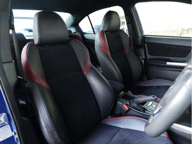 WRX STI STI タイプS 純正BBS18インチアルミ 社外マフラー STIエアロ 純正オプションパナソニックナビ フルセグ CD DVD バックカメラ ETC スマートキー プッシュスタート ハーフレザーシート パワーシート(28枚目)