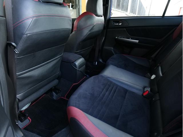 WRX STI STI タイプS 純正BBS18インチアルミ 社外マフラー STIエアロ 純正オプションパナソニックナビ フルセグ CD DVD バックカメラ ETC スマートキー プッシュスタート ハーフレザーシート パワーシート(38枚目)