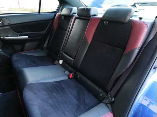 WRX STI STI タイプS 純正BBS18インチアルミ 社外マフラー STIエアロ 純正オプションパナソニックナビ フルセグ CD DVD バックカメラ ETC スマートキー プッシュスタート ハーフレザーシート パワーシート(39枚目)