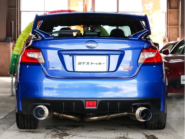 WRX STI STI タイプS 純正BBS18インチアルミ 社外マフラー STIエアロ 純正オプションパナソニックナビ フルセグ CD DVD バックカメラ ETC スマートキー プッシュスタート ハーフレザーシート パワーシート(48枚目)