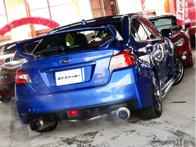 WRX STI STI タイプS 純正BBS18インチアルミ 社外マフラー STIエアロ 純正オプションパナソニックナビ フルセグ CD DVD バックカメラ ETC スマートキー プッシュスタート ハーフレザーシート パワーシート(57枚目)