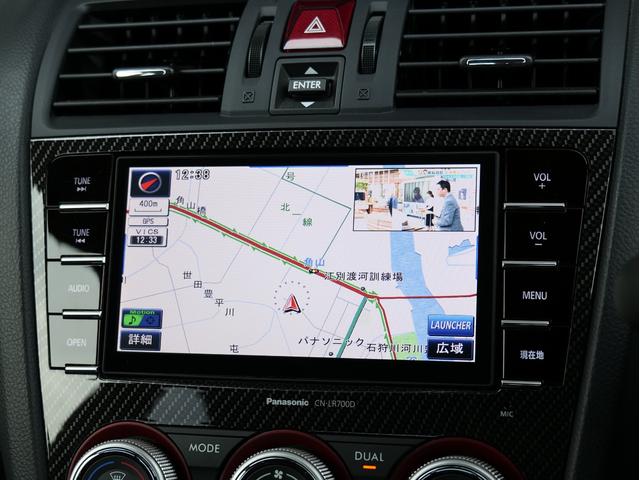 ＷＲＸ ＳＴＩ ＳＴＩ　タイプＳ　ＳＴＩフルエアロ　純正ＢＢＳ１８ＡＷ　大型リアスポイラー　純正パナソニックナビ／フルセグ／ＤＶＤ　バックカメラ　ＥＴＣ　ハーフレザーシート　パワーシート　スマートキー　プッシュスタート　ＳＩドライブ（8枚目）