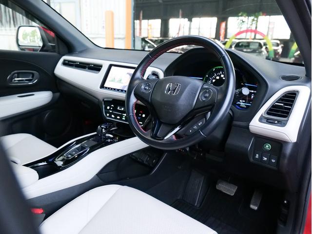 ヴェゼル ハイブリッドＸ　スタイルエディション　本州仕入れ　純正ギャザーズナビ／フルセグ／Ｂｌｕｅｔｏｏｔｈ／ＣＤ／ＤＶＤ　バックカメラ　ＥＴＣ　前後ドラレコ　レザーシート　シートヒーター　スマートキー　プッシュスタート　クルーズコントロール（15枚目）