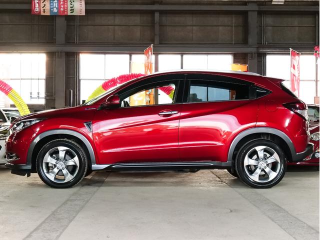 ヴェゼル ハイブリッドＸ　スタイルエディション　本州仕入れ　純正ギャザーズナビ／フルセグ／Ｂｌｕｅｔｏｏｔｈ／ＣＤ／ＤＶＤ　バックカメラ　ＥＴＣ　前後ドラレコ　レザーシート　シートヒーター　スマートキー　プッシュスタート　クルーズコントロール（60枚目）