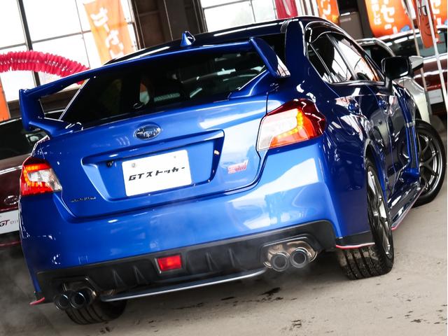 WRX STI STI タイプS STIフルエアロ 純正BBS18AW ストラーダナビ/フルセグ/CD/DVD ETC バックカメラ 大型リアウィング ハーフレザーシート パワーシート スマートキー プッシュスタート リアフォグ(20枚目)