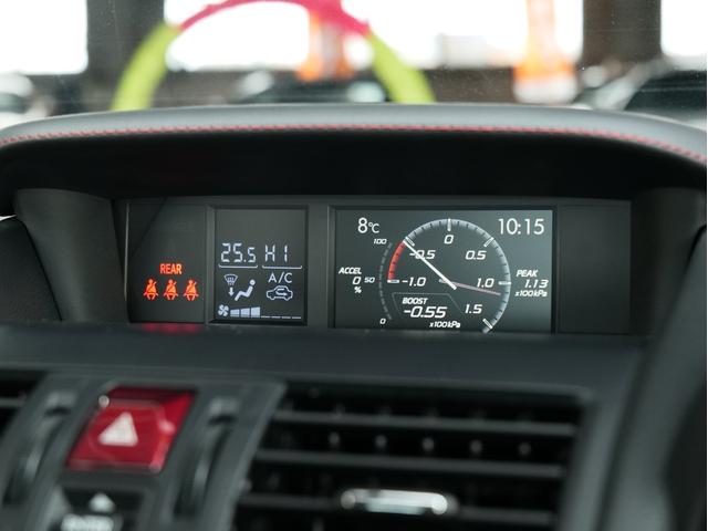 WRX STI STI タイプS STIフルエアロ 純正BBS18AW ストラーダナビ/フルセグ/CD/DVD ETC バックカメラ 大型リアウィング ハーフレザーシート パワーシート スマートキー プッシュスタート リアフォグ(25枚目)