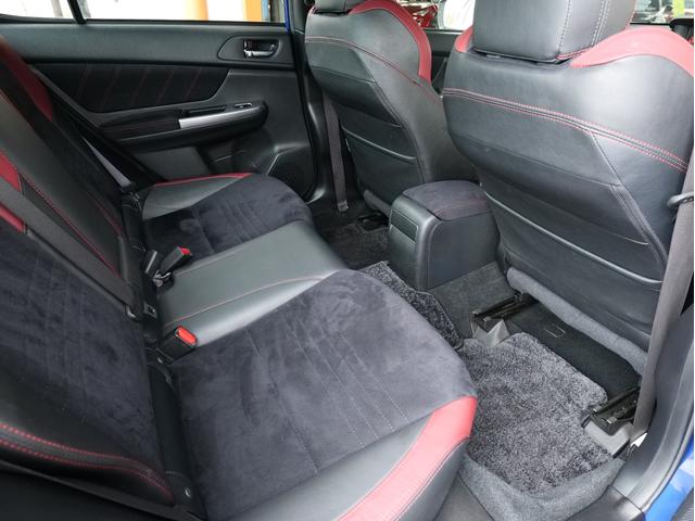 WRX STI STI タイプS STIフルエアロ 純正BBS18AW ストラーダナビ/フルセグ/CD/DVD ETC バックカメラ 大型リアウィング ハーフレザーシート パワーシート スマートキー プッシュスタート リアフォグ(35枚目)