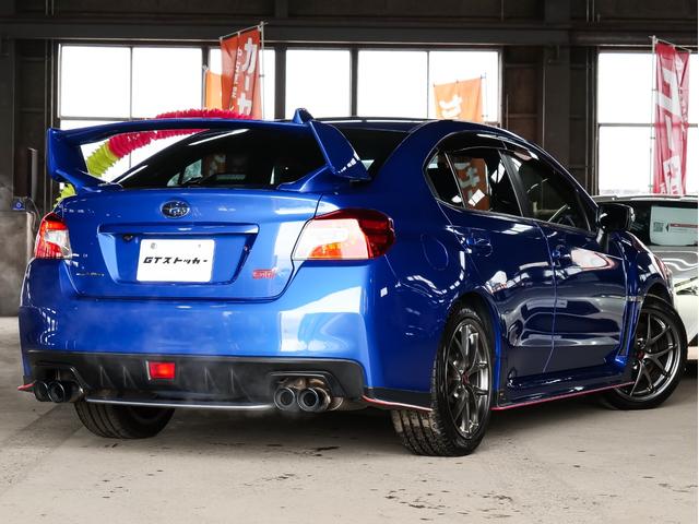 WRX STI STI タイプS STIフルエアロ 純正BBS18AW ストラーダナビ/フルセグ/CD/DVD ETC バックカメラ 大型リアウィング ハーフレザーシート パワーシート スマートキー プッシュスタート リアフォグ(42枚目)