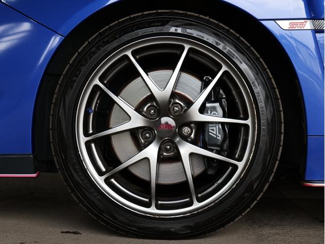 WRX STI STI タイプS STIフルエアロ 純正BBS18AW ストラーダナビ/フルセグ/CD/DVD ETC バックカメラ 大型リアウィング ハーフレザーシート パワーシート スマートキー プッシュスタート リアフォグ(48枚目)