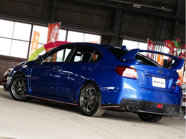 WRX STI STI タイプS STIフルエアロ 純正BBS18AW ストラーダナビ/フルセグ/CD/DVD ETC バックカメラ 大型リアウィング ハーフレザーシート パワーシート スマートキー プッシュスタート リアフォグ(50枚目)
