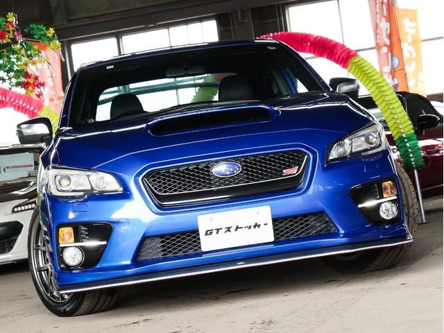 WRX STI STI タイプS STIフルエアロ 純正BBS18AW ストラーダナビ/フルセグ/CD/DVD ETC バックカメラ 大型リアウィング ハーフレザーシート パワーシート スマートキー プッシュスタート リアフォグ(51枚目)