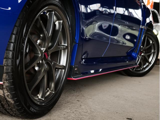 WRX STI STI タイプS STIフルエアロ 純正BBS18AW ストラーダナビ/フルセグ/CD/DVD ETC バックカメラ 大型リアウィング ハーフレザーシート パワーシート スマートキー プッシュスタート リアフォグ(54枚目)