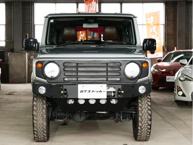５ＭＴ　リフトアップ　外バンパー　外１６インチＡＷ　ジオランダーＭ／Ｔ　革調シートカバー　カロッツェリアディスプレイオーディオ　Ｂｌｕｅｔｏｏｔｈ　セーフティサポート付　スマートキー　プッシュスタート