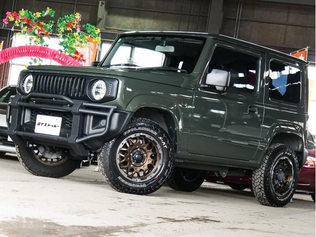 ジムニー XG ビルシュタインショック 社外マフラー ジオランダーX-AT 社外16AW バンパーガード ナビ/フルセグ/CD/DVD/Bluetooth ビルトインETC 前後ドラレコ LEDヘッドライト(50枚目)