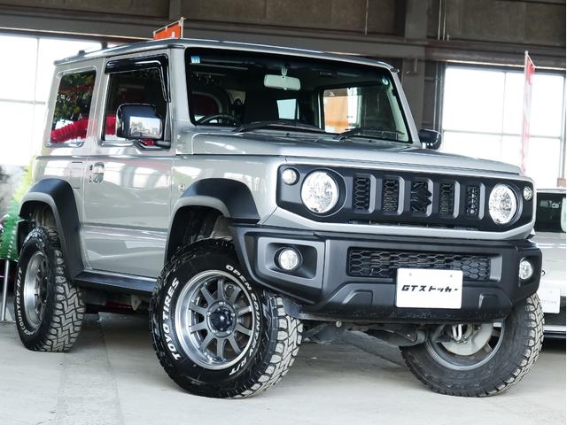 ジムニーシエラ JL 5MT リフトアップ JAOSリフトアップきっと RAYS16AW フジツボマフラー 津田レーシングエアクリ 純正8型ナビ フルセグ Bカメラ カーボン調コンビハンドル 前後ドラレコ ETC(55枚目)