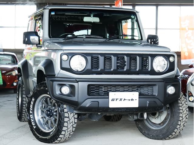 ジムニーシエラ JL 5MT リフトアップ JAOSリフトアップきっと RAYS16AW フジツボマフラー 津田レーシングエアクリ 純正8型ナビ フルセグ Bカメラ カーボン調コンビハンドル 前後ドラレコ ETC(58枚目)