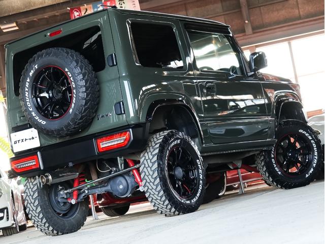 ジムニー ＸＣ　５ＭＴ　ワンオーナー　リフトアップ　ナビ／フルセグ／Ｂカメラ／ＤＶＤ／ＣＤ／Ｂｌｕｅｔｏｏｔｈ　デジタルミラー　フロントカメラ　ショートバンパー　ＲＹＡＳ１６ＡＷ　外マフラー　ゼロ１０００チャンバー（50枚目）