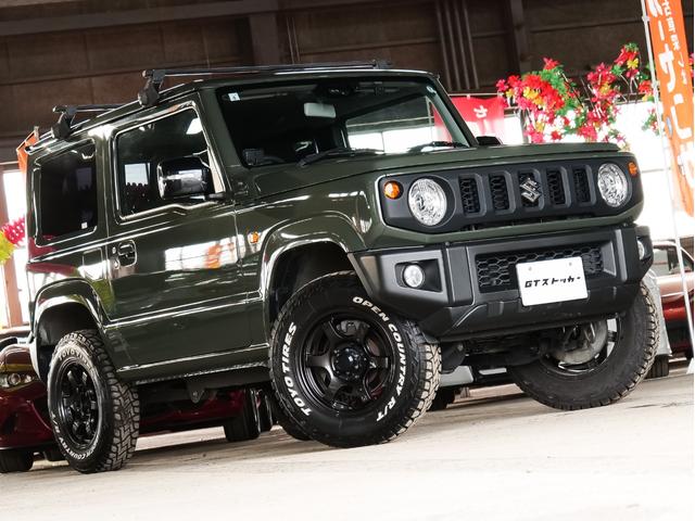 ジムニー XC 5MT モンスターリフトアップ サイド出しHKSマフラー RAYS16AW カロッツェリアナビ/DVD/Bluetooth クルコン ベースキャリア シートヒーター LEDヘッドライト フォグライト(3枚目)