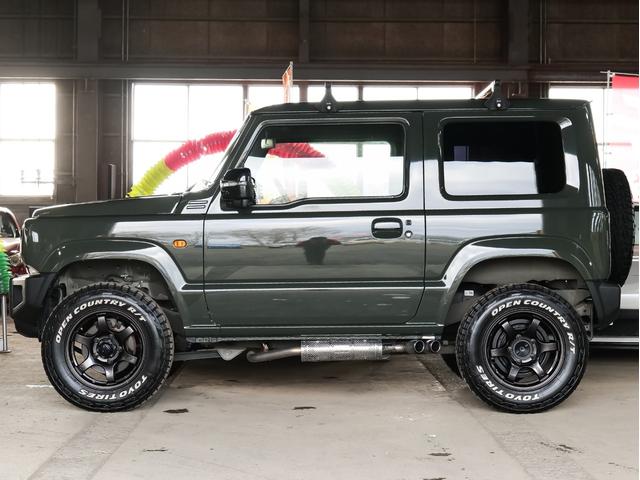 ジムニー XC 5MT モンスターリフトアップ サイド出しHKSマフラー RAYS16AW カロッツェリアナビ/DVD/Bluetooth クルコン ベースキャリア シートヒーター LEDヘッドライト フォグライト(52枚目)