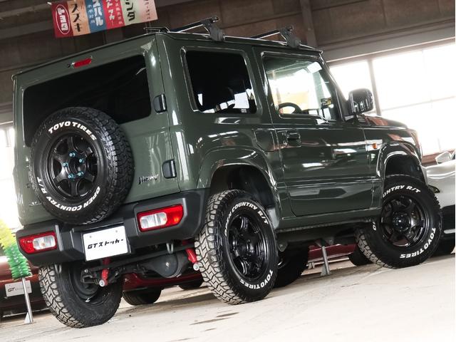 ジムニー XC 5MT モンスターリフトアップ サイド出しHKSマフラー RAYS16AW カロッツェリアナビ/DVD/Bluetooth クルコン ベースキャリア シートヒーター LEDヘッドライト フォグライト(57枚目)