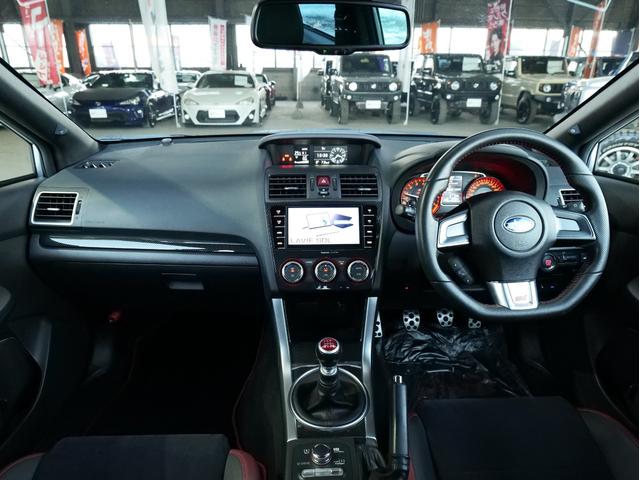 WRX STI STI タイプS 純正ビルシュタインショック 純正BBS18AW 純正OPパナソニックナビ/フルセグ/CD/DVD バックカメラ ETC 前後ドラレコ BSM ハーフレザーシート パワーシート リアウィング(6枚目)