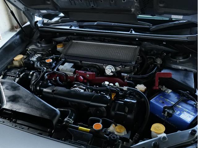 WRX STI STI タイプS 純正ビルシュタインショック 純正BBS18AW 純正OPパナソニックナビ/フルセグ/CD/DVD バックカメラ ETC 前後ドラレコ BSM ハーフレザーシート パワーシート リアウィング(29枚目)