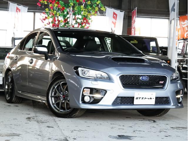 WRX STI STI タイプS 純正ビルシュタインショック 純正BBS18AW 純正OPパナソニックナビ/フルセグ/CD/DVD バックカメラ ETC 前後ドラレコ BSM ハーフレザーシート パワーシート リアウィング(42枚目)