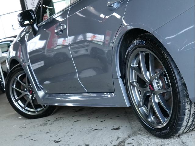 WRX STI STI タイプS 純正ビルシュタインショック 純正BBS18AW 純正OPパナソニックナビ/フルセグ/CD/DVD バックカメラ ETC 前後ドラレコ BSM ハーフレザーシート パワーシート リアウィング(53枚目)
