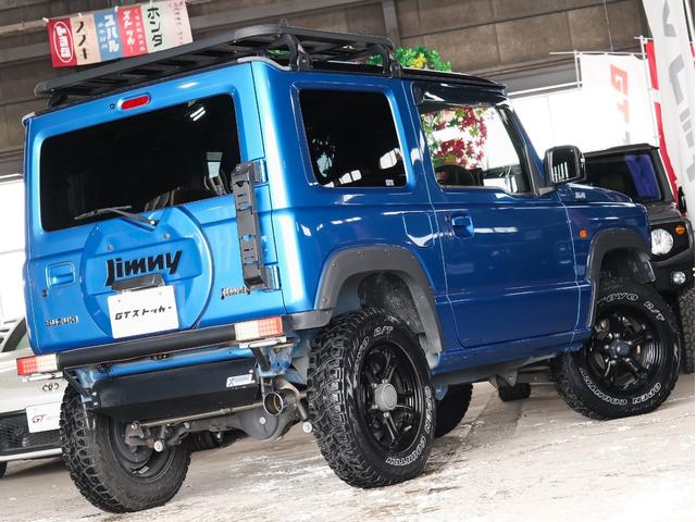 ジムニー XC 5MT リフトアップ 純正ナビ/フルセグ/Bluetooth バックカメラ ドラレコ 前後ショートバンパー ロットマフラー ルーフラック オーバーフェンダー オープンカントリーR/T 社外16AW(35枚目)