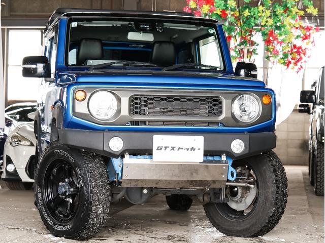 ジムニー XC 5MT リフトアップ 純正ナビ/フルセグ/Bluetooth バックカメラ ドラレコ 前後ショートバンパー ロットマフラー ルーフラック オーバーフェンダー オープンカントリーR/T 社外16AW(46枚目)