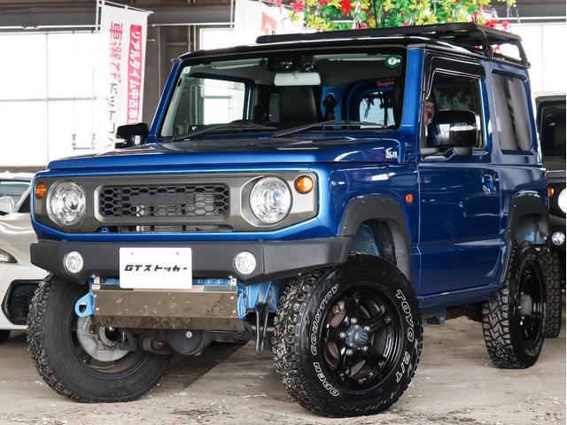 ジムニー XC 5MT リフトアップ 純正ナビ/フルセグ/Bluetooth バックカメラ ドラレコ 前後ショートバンパー ロットマフラー ルーフラック オーバーフェンダー オープンカントリーR/T 社外16AW(53枚目)