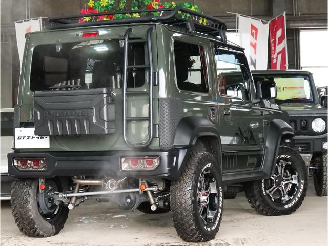 ジムニーシエラ ＪＬ　４ＡＴ　本州仕入れ　リフトアップ　レイズ１６インチアルミ　ルーフラック　リアラダー　ボンネットバイザー　社外マフラー　ナビ　フルセグ　Ｂｌｕｅｔｏｏｔｈ　バックカメラ　ＥＴＣ　ドラレコ　ＩＰＦフォグ（39枚目）