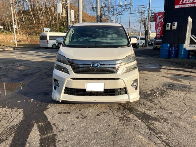 ヴェルファイアハイブリッド ＺＲ　Ｇエディション　４ＷＤ　ＴＶ付ナビ　バックカメラ　全周囲カメラ　スマートキー　エンジンスターター　サンルーフ　パワーシート　オットマン　シートヒーター　両側パワースライドドア　スタッドレスタイヤ付　２年保証付き（3枚目）