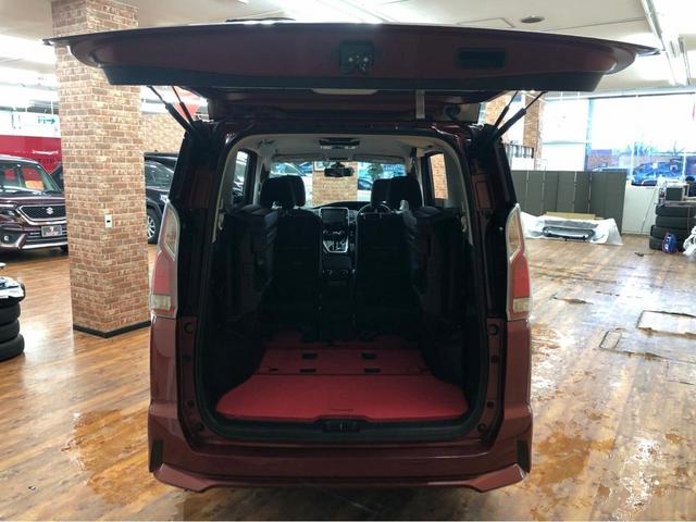 ハイウェイスター 4WD アルパインフリップダウンモニター 両側パワスラ 格納式ETC ナビ フルセグTV パノラマビューモニター 衝突軽減装置 スタートスイッチ 純正エンジンスターター(14枚目)