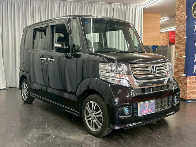 Ｎ－ＢＯＸ＋カスタム Ｇ・ターボパッケージ　４ＷＤ　エンスタ　プッシュスタート　両側パワースライドドア　ステコン　クルーズコントロール　フォグランプ　ナビ　バックカメラ　電格ミラー　アイドリングストップ（7枚目）