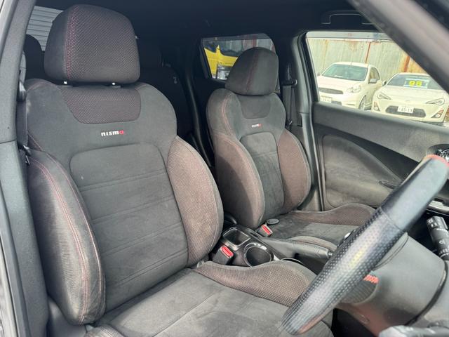 ジューク ニスモ　Ｂｌｕｅｔｏｏｔｈ対応ナビ！バックカメラ！地デジ！前後ドライブレコーダー！インテリジェントキー！エンジンスターター！ＥＴＣ！オートリトラミラー！フロントカーボンリップ！夏冬タイヤ！（9枚目）