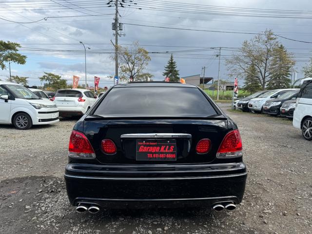 ＧＳ３００ 　左ハンドル！サンルーフ！エイムゲインフルエアロ！ＫＢＲＥＡＫ４本出しマフラー！車高調！エイムゲイン１９インチＡＷ！キーレス！社外ナビ！地デジ！本革シート！パワーシート！社外ヘッドライト！ＥＴＣ！（5枚目）