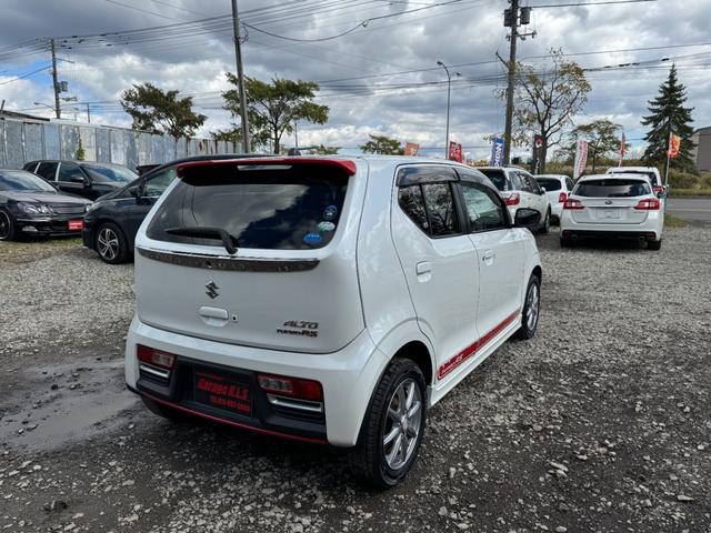 アルトターボＲＳ ベースグレード　５ＡＧＳ！Ｂｌｕｅｔｏｏｔｈ対応ナビ！バックカメラ！地デジ！シートヒーター！スマートキー！エンジンスターター！前後ドライブレコーダ！ＥＴＣ！ブレーキ軽減システム！アイドリングストップ！オートライト！（6枚目）