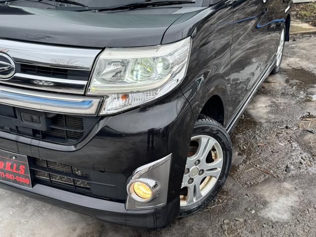 タント カスタムＲＳ　ＳＡ　衝突軽減ブレーキ両側パワスラ夏冬タイヤＢｌｕｅｔｏｏｔｈ対応ナビ！地デジ！バックカメラ！ステアリングスイッチ！オートエアコン！スマートキー！プッシュスタート！（24枚目）