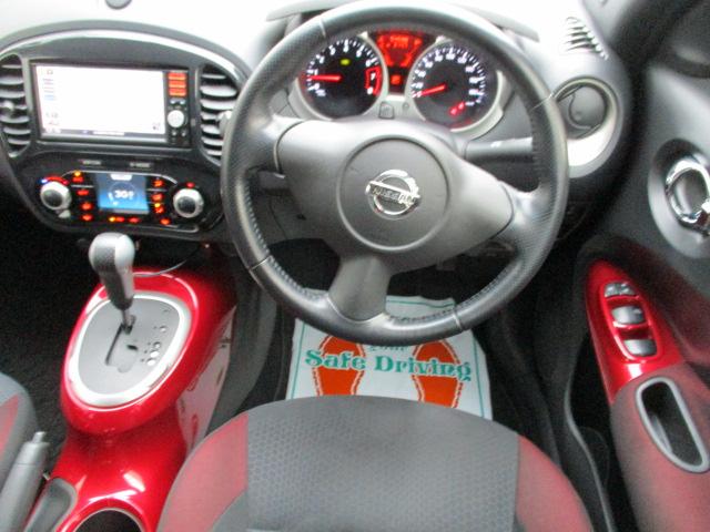 ジューク 16GT FOUR タイプV 4WD 純正ナビ・TV・CD LEDヘッド ETC インテリキー プッシュスタート(12枚目)